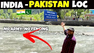 INDIA PAKISTAN LOC WITH NO ARMY AND FENCING 😳 | KERAN- ONE VILLAGE TWO COUNTRIES 🥹