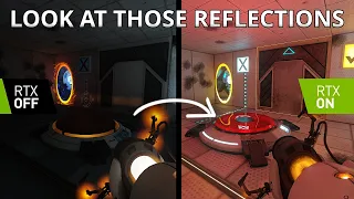Path Tracing makes HUGE DIFFERENCE in Portal: Prelude RTX | 4K60