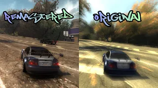 NFS Most Wanted ORIGINAL vs REMASTERED - Gameplay Comparison