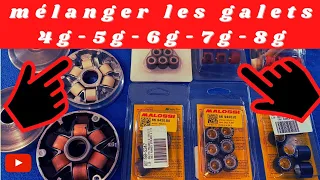 🔥TUTO🔥N⁶⁰🔥COMMENT PLACER ET MÉLANGER LE POIDS DES GALETS DE VARIATEUR SCOOTER 4T ET 2T