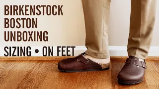 Unboxing | Birkenstock Boston With Natural Horween Leather (Quality, Sizing, & On Feet Look)