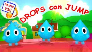 DROPS can JUMP! Cartoon song for kids. YarMin St.