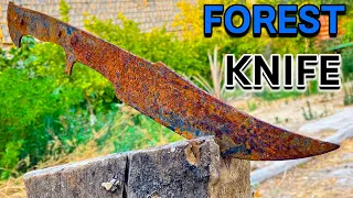 Restoration Very Rusty Special Forest Bushcraft Knife