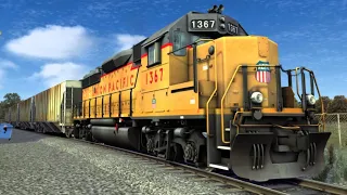 Train Simulator Classic - EMD GP40-2   UNION PACIFIC's train from Bonner Springs to Kansas City