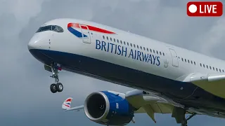 🔴LIVE | LONDON HEATHROW - HARD TOUCH & GO LANDING @2:14:25 (SAS) #live  #aviation