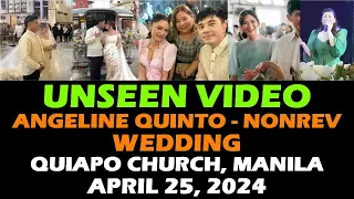 Angeline Quinto - Nonrev Daquino Wedding Quiapo Church Manila | Kim Chiu and Paulo Avelino