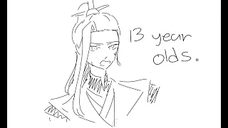 Liu Qingge is scared of 13 year-olds (svsss animatic)