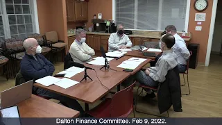 Finance Committee, February 9th, 2022.