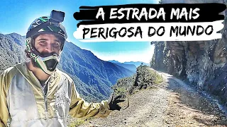 DESCENDO A ESTRADA DA MORTE DE BICICLETA | A estrada mais perigosa do mundo