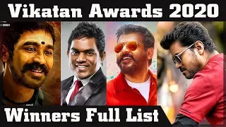 Vikatan Awards 2020 | Vikatan Awards 2019 Winners Full List | Anniyan channel