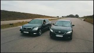 Камри (3.5)  vs  Lexus LS (430)  !!!   БАТЛ  !!!