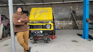 CUM SA MONTEZI PUNTI DE TOYOTA LJ70 PE SUZUKI SAMURAI?