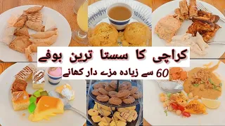 Karachi biggest hi tea buffet || Tandoor resturant || 60+ dishes in lowest price