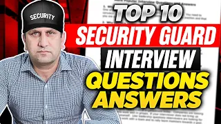 TOP 10 SECURITY GUARD Interview questions and answers for freshers