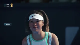 TopSpin 2K25 2024 Naomi Osaka Vs Coco Gauff  Very Hard Auckland