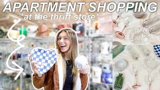 SHOPPING FOR MY NEW APARTMENT | trying to thrift aesthetic decor for my new space