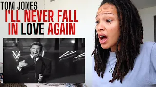 Who broke his 💔and got him singing like this?! |Tom Jones - I'll Never Fall In Love Again [REACTION]