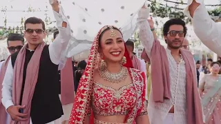 Ushna shah entry #ushnashah #ushnashahwedding #nomalworld