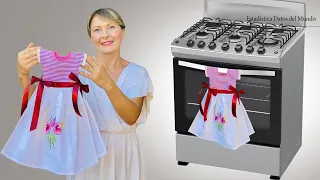 Decorate Your Kitchen With Towel Dress / Very Original Idea To Sell Or Give Away / Sew With Ulyana