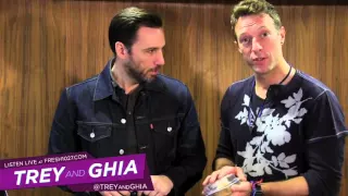 Chris Martin Freaks Out Over Birthday Gift From Trey & Ghia