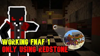 I built a working FNAF 1 ONLY USING REDSTONE!