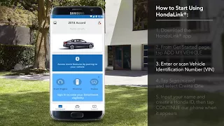 How to Start Using HondaLink® on the 2018 Honda Accord