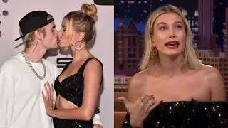 Hailey Bieber reveals that Justin reached out to her first after seeing her party trick