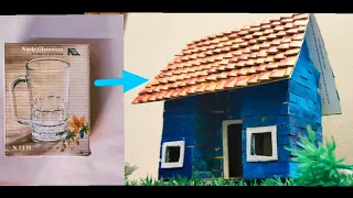 Best Out Of Waste || Unique Design Of House|| DIY  House Making With Waste Boxes || Cardboard House