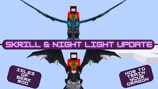 Skill & Night Light Update | Isles of Berk Mod | Minecraft