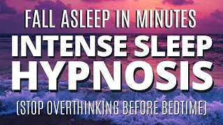Fall Asleep Fast: Deep Sleep Hypnosis & Meditation  / Clear Stress / Stop Overthinking / Dark Screen