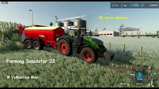 80 Acres Fertilizer Mission Complete with 3 Tractors || FS 22 ||