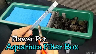 Making Aquarium Filter Box from a Flower Pot