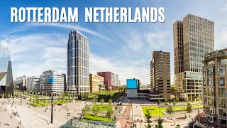 ROTTERDAM, NETHERLANDS 🇳🇱 - BY DRONE (4K VIDEO UHD) - DREAM TRIPS