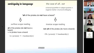 Topics in Psycholinguistics - CLASS 3 1/2