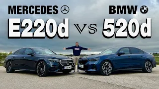 Kings of consumption: BMW 520d vs Mercedes E 220d 🚗 Diesel engine better than hybrid