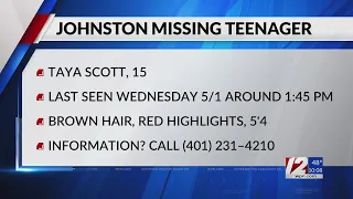 Johnston teenager missing since Wednesday