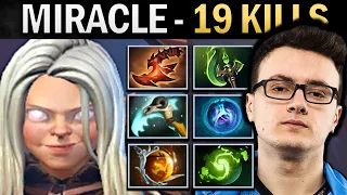 Invoker Dota Gameplay Miracle with 19 Kills and Linkens