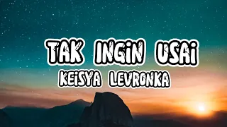 Tak Ingin Usai - Keisya Levronka | Lyrics Video | English subtitle