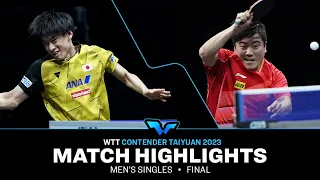 Shunsuke Togami vs Liang Jingkun | MS Final | WTT Contender Taiyuan 2023