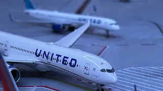 Stop Motion 1/400 Model Airport |Houston #2|