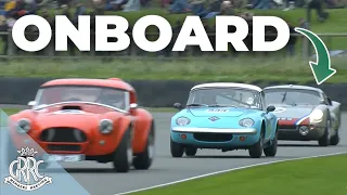 Incredible Onboard: Porsche 904 hunts Elan and Cobra at Goodwood