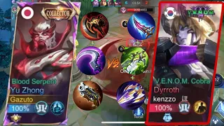 FULL DAMAGE BUILD DYROTH VS SUSTAIN BUILD YUZHONG!! WHO WILL WIN?? WATCH TILL THE END!!!