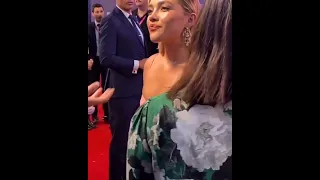 Florence Pugh in Valentino at The Wonder Premiere at 66th BFI London Film Festival