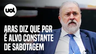 Augusto Aras diz que PGR é sabotada para que ‘organizações criminosas’ não sejam investigadas