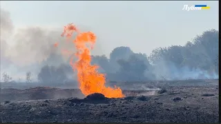 Вибух на магістральному газопроводі поблизу Лубен