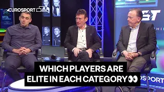 Ronnie O'Sullivan, Jimmy White & Neal Foulds discuss which players are ELITE in each category 👀