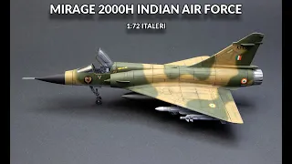 DASSAULT MIRAGE 2000 H INDIAN AIR FORCE 1:72 ITALERI Full Video Build