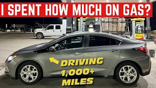 Here's How Much It COST To Drive My New Chevy Volt Over 1,000 MILES Home