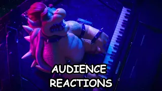 The Super Mario Bros. Movie (2023) Bowser Singing "Peaches" Scene Audience Reactions
