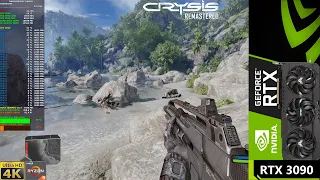 Crysis Remastered "Can It Run Crysis Mode" Settings 4K, Patch 2.0 | RTX 3090 | Ryzen 5950X